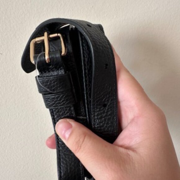 NWT! RARE! Coach F88007 Jade Mini Belt Bag In Signature Canvas & Brown Black - Picture 9 of 13